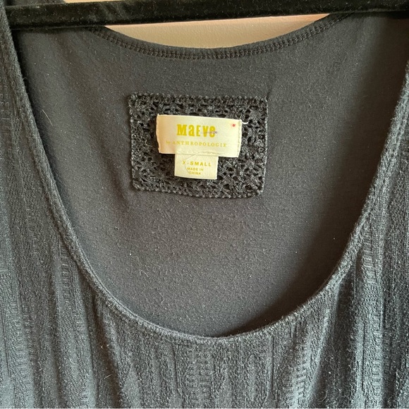 Anthropologie Maeve dress. Black size xs euc - Picture 3 of 10